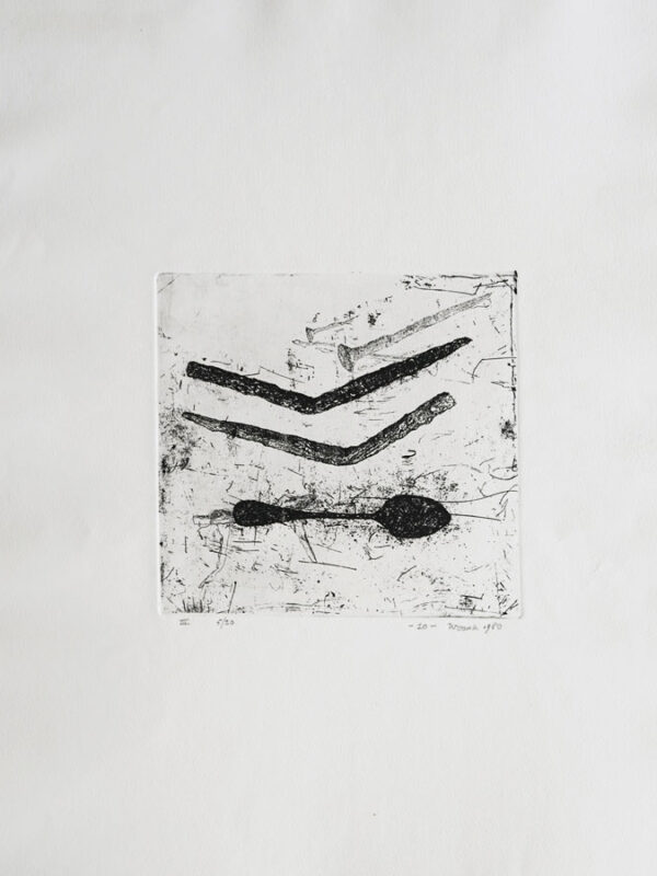 Ets, Nagels en lepetje, 20x20 cm Ets, Nagels en lepetje, 20x20 cm